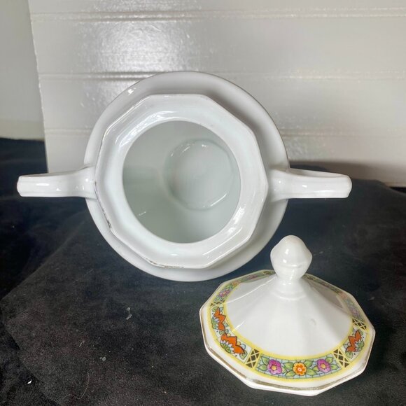 1930's Vintage Bavarian Fine China  Sugar and Creamer, Made in Germany, - Picture 5 of 11